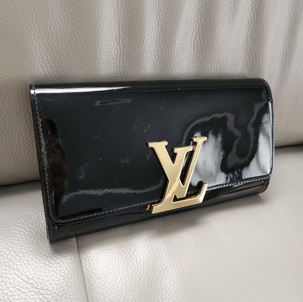 Vuitton Patent Leather Clutch